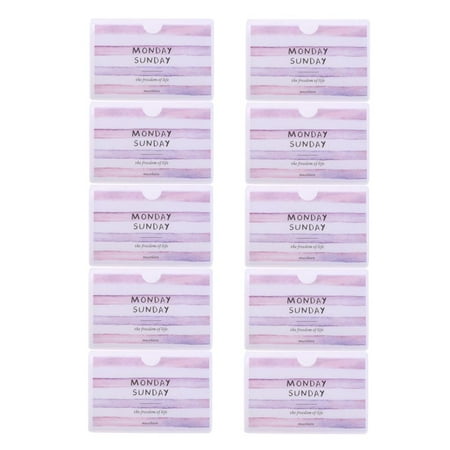 10 Pcs Creative Card Holder Environment Friendly Stripes | Walmart Canada