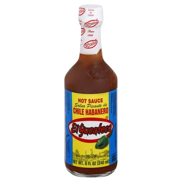 El Yucateco Salsas Y Condimentos El Yucateco Hot Sauce, 8 oz - Walmart.com