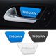 thumbnail image 4 of 4 piezas de cubierta decorativa para manija de puerta de coche para Volkswagen VW, interior de coche, Golf 7, Passat, Tiguan, T-cross, accesorios para coche, diseño de coche, 4 of 5