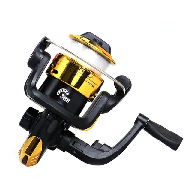 Carrete de pesca giratorio de 3 ejes, alta velocidad, relación G 5,2: 1, rueda de pesca izquierda derecha, carrete de pesca