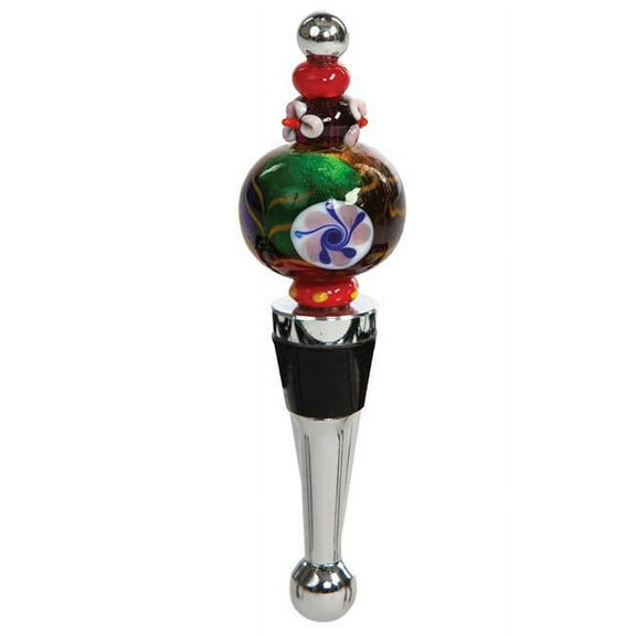 Picnic Plus PSA-380BR Beaded Round Bottle Stopper - Round Beaded
