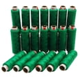 thumbnail image 4 of IBA Indianbeautifulart Polyester Thread New Spun 20 Pcs Sewing Supplies Wholesale Green Spool Quilting, 4 of 7