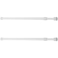 thumbnail image 2 of MasteelfCA 2pcs Window Bar Extendable Closet Tension Rod Spring Loaded Curtain Rod Bar, 2 of 9