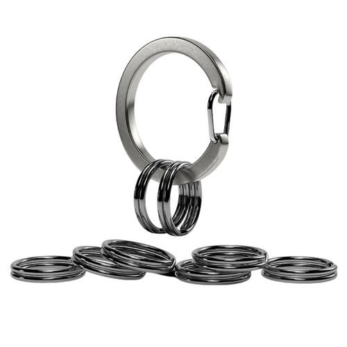 Key Unity Spring O Ring Round Carabiner Clip, Stainless Steel
