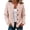 Pink, variant on Trgacdwlo Womens Floral Textured Knit Cardigan Crew Neck Long Sleeve Textured Knit Sweater Vintage Embossed Button‑Front Jacket for Fall Winter Khaki XXL