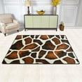 thumbnail image 2 of FREEAM Animal Print Non Slip Area Rug for Living Dinning Room Bedroom Kitchen, 4' x 6'(48 x 72 Inch), Giraffe Print Nursery Rug Floor Carpet Yoga Mat, 2 of 6