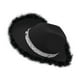 thumbnail image 5 of Sombrero de vaquero Minnieouse elegante de tela estilo vintage unisex color Rosa Negro Blanco, 5 of 6