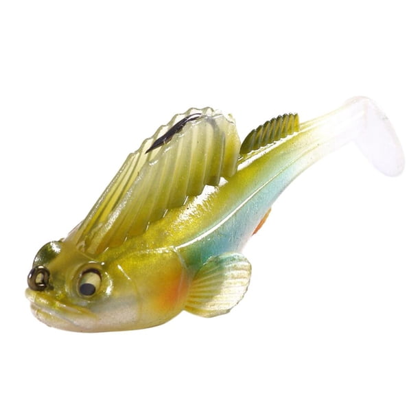 Señuelos de pesca de sábalo de natación suave, bañadores de hundimiento de con un gancho de púas 007 Macarena Señuelos de pesca de plomo suave