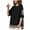 Black, variant on Oversized T Shirts for Women Crew Neck Short Sleeve Casual Tops Loose Fit Solid Color Soft Basic Blouses Tees (XL, Red)