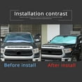 thumbnail image 3 of Front Window Sun Shade for Toyo-ta Tundra 2007-2021, Front Windshield Sunshade, Sun Visor Blocker, 3 of 9