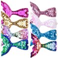 thumbnail image 1 of 8PCS Stylish Mermaid Hairpin Three-dimensional Sequin Duckbill Clip Headdress, 1 of 7
