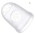 thumbnail image 3 of facefd Protège-Doigts en Silicone pour Guitare Protège-Doigts Protecteur Antidérapant Ukulélé Doigts Grands Ajouré Transparent Non Allergènes Réutilisable Transparent L, 3 of 4