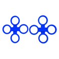 thumbnail image 3 of 4 Pcs Silic de Plongée sous-Marine Snorkeling - Bleu, 3 of 5