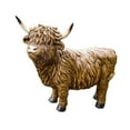 thumbnail image 3 of Figura de Vaca Highland Ornamento Animal Decorativo Escultura de Resina para Mesa Hogar Estantería Oficina Adecuada para Sala de Estar Jardín Regalo, 3 of 8