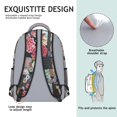 thumbnail image 5 of Pioneer Flower Backpack for School,Cute School Bag,Schoolbag with Adjustable Shoulder Straps & Padded Back,15.3"x11"x6.7", 5 of 6