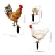 thumbnail image 3 of Gallo Gallina Pollo y Pollito para Jardín Xihbxyly Decoración de Jardín Al Aire Libre, 3 of 7