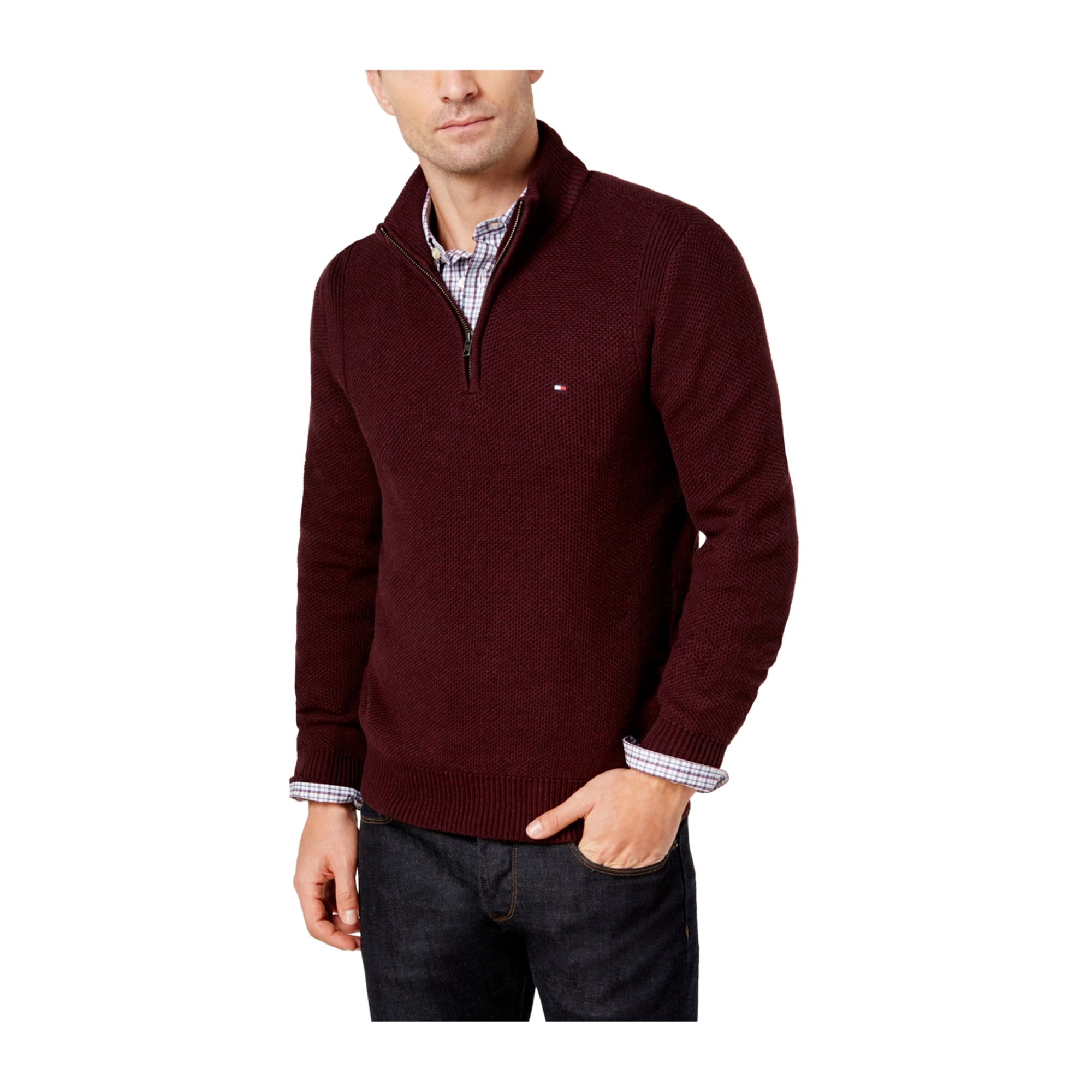 Print Samtykke Teasing Tommy Hilfiger Mens Quarter-Zip Pullover Sweater 840 XS | Walmart Canada