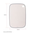 thumbnail image 3 of Amdohai ecoco Kitchen PP Plastic Cutting Board Reversible Cutting Board Chopping Board Wheat Straw Cutting Mat Double Cutting Anti-Slip Surface with Hanging Hole, 3 of 8