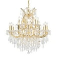 thumbnail image 3 of Maria Theresa 19 light Gold Chandelier Clear Royal Cut Crystal, 3 of 7