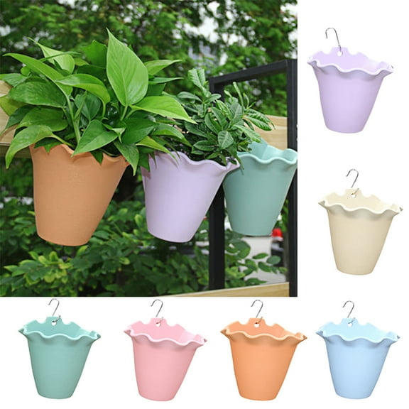 SPRING PARK Wall Hanging Planters Plant Holders Hanging Pots for Plants - Great Decoration for Garden Porch Kitchen Office Home