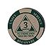thumbnail image 3 of 3 Month AA Chip Third Step Prayer on Back 90 Day Sobriety Chip Monthly AA Coins, 3 of 4