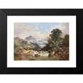thumbnail image 2 of Joseph Horlor 14x11 Black Modern Framed Museum Art Print Titled - Welsh Mountain Landscape, 2 of 5