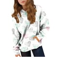 thumbnail image 1 of Tauxra Chandail à Manches Longues Col Rond pour Hommes et Femmes avec Poche, chandail Doux, Chandail Décontracté Imprimé avec Poche Kangourou pour Usage Quotidien, 1 of 8