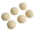 thumbnail image 2 of simhoa 100Pcs Half Ball Natural Unfinished Wood For Jewelry Making DIY Craft 30mm, 2 of 7
