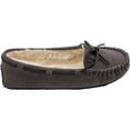 thumbnail image 3 of Minnetonka Womens Cally Wide Moccasin, Grey, Size 5 Wide, 3 of 5