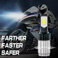 thumbnail image 3 of Compatible with Honda Rancher 350 2000-2006 , 2-Pack H6 H6M Led Headlight Bulbs Motorcycle Bulb,1700lm 6500K Cool White, 12v-24v DC, 3 of 11