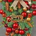 thumbnail image 6 of Christmas Teardrop Swag, Artificial Berries Door Swag with Balls Ornaments, Decoration Swag for Xmas Holiday Wall Door Window Home Decoration(Red), 6 of 7