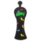 thumbnail image 2 of Cubierta De Palos De Golf Cubierta de palo de golf de PU Resistente a cortes Patrón de pájaro Accesorios deportivos suaves portátiles Likrtyny Para Estrenar, 2 of 6
