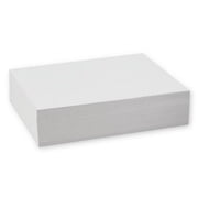 Half Size Regular Paper - 5 1/2 x 8 1/2 Sheets (Half Letter Size) Bright White Paper - 500 Sheets