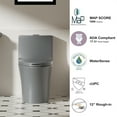 thumbnail image 7 of One-Piece Toilet,1.1/1.6 GPF Elongated Modern Toilet,Soft Closing Seat,Siphonic S-trap,LIGHT GREY 02, 7 of 7