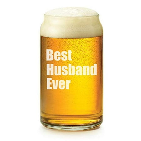 16 oz Beer Can Glass Best Husband Ever (Best Beer Ever Made)