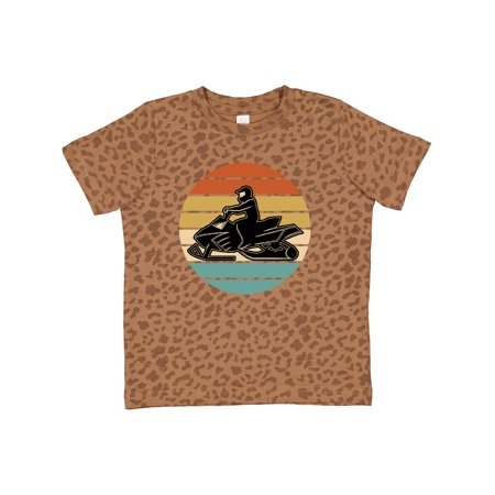 

Inktastic Snowmobile Retro Sunset Gift Toddler Boy or Toddler Girl T-Shirt