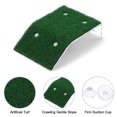 thumbnail image 3 of Plataforma de Sol para Tortugas de Bargains Únicos Hierba de Simulación Decoración de Muelles para Reptiles Natural Ramp para Hábitat de Tortugas Verde, 3 of 7