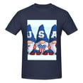 thumbnail image 4 of Bingfone Cute Gnomes In Usa Men'S Loose Fit Short-Sleeve Pocket T-Shirt, 4 of 7