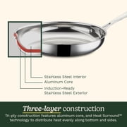 Cuisinart Pro 11-Piece Tri-Ply Stainless Steel Cookware Set