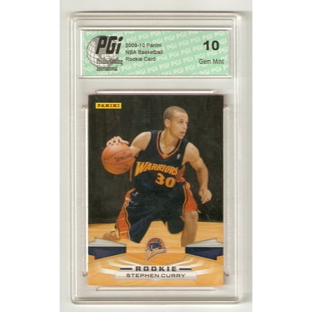 Golden State Warriors Rookie Basketball - 2009-10 Stephen Curry Golden State Warriors Panini #307 Rookie Card PGI 10