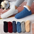 thumbnail image 2 of Winter Woolen Socks Women Thicken Warm Home Bedroom Socks Slippers Men Non-slip Foot Warmer Snow Socks Calcetines Mujer, 2 of 11