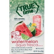 True Lime Watermelon Aqua Fresca Drink Mix, 1.06 Oz., 10 Count