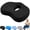 Black+Seat covers, variant on Medigel Seat Cushions by Westlyn, U-Shaped Cutout Design with a Gel Core, Non-slip and Breathable, Stable and Highly Responsive, Lightweight and Portable, Ideal for Daily Use and the Office