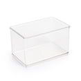 thumbnail image 4 of Mainstays Clear Plastic Organizer Bin for Bathroom- 4 pack, 4 of 11