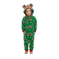 thumbnail image 5 of Viworld Christmas Family Matching Hoodie Pajamas Romper One Piece Jumpsuit Zipper Pjs, 5 of 6
