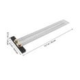 thumbnail image 2 of ULTNICE Multifunctional Metal Metric Ruler with Clear Markings Flexible Foldable Carpenter Angle Measuring Tool, 2 of 8