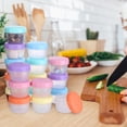 thumbnail image 7 of AOWOO 18 Pack 2.7 Oz Salad Dressing Container To Go with Lids, Plastic Reusable Condiment Cups Containers, Dishwasher and Microwave Safe Tiny Sauce Containers, 7 of 7