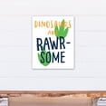 thumbnail image 4 of Creative Products Dinosaurs are Awesome 16x20 Canvas Wall Art, 4 of 5