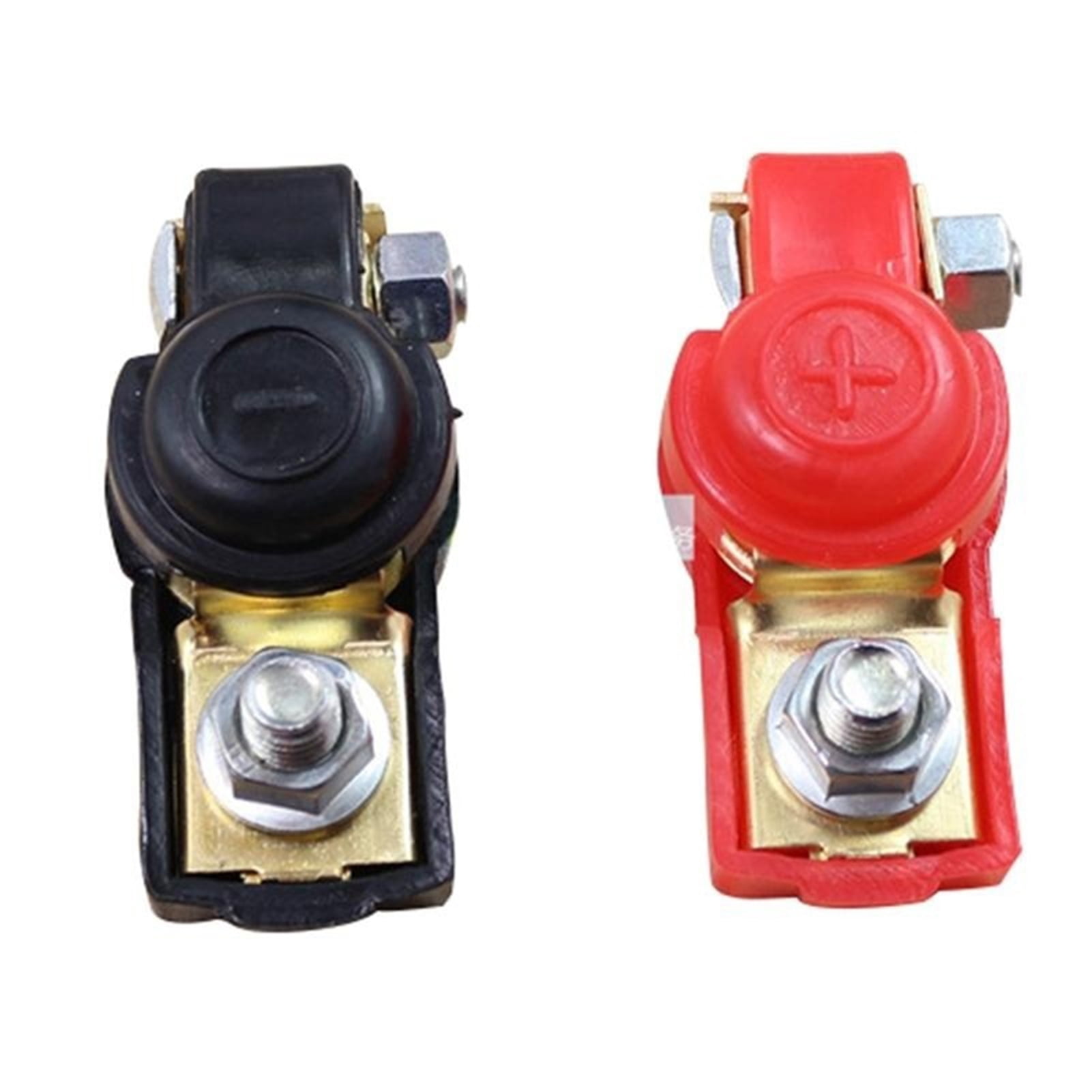 Car Battery Positive and Negative Terminal Fire Wire Connector Head Battery Clip Pile Head Pair