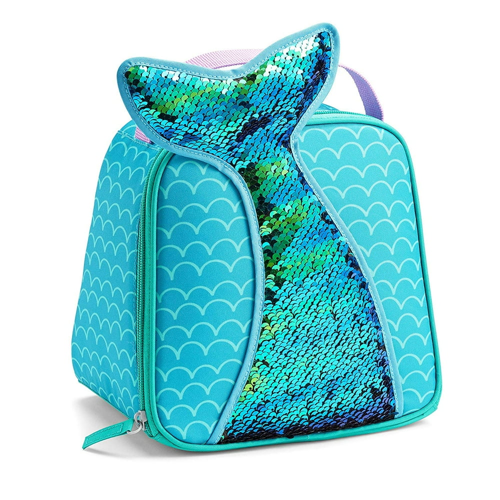frozen sequin lunch bag